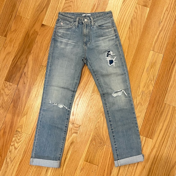 ALEXACHUNG x AG Mid-Rise Straight Leg Jeans w/ Tags - Picture 5 of 5